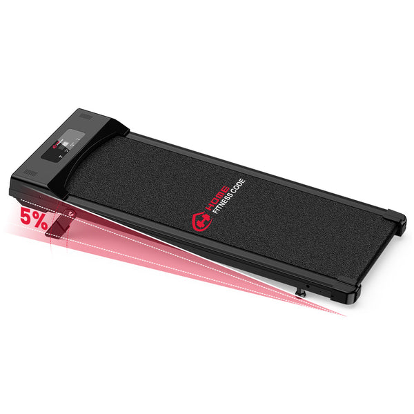 C1 compact treadmill, 1–10 km/h with 5% manual incline