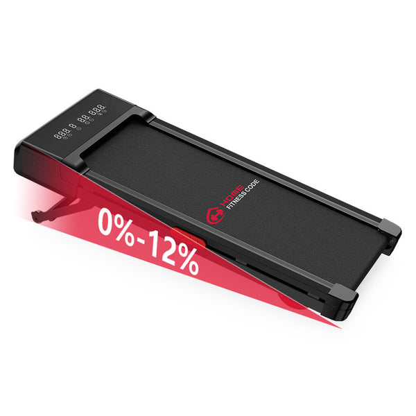 Y1 treadmill with 0–12% automatic incline